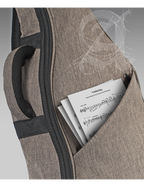 Alhambra® 9730 Funda Guitarra Clásica 4/4 Bordada 10mm | Marrón