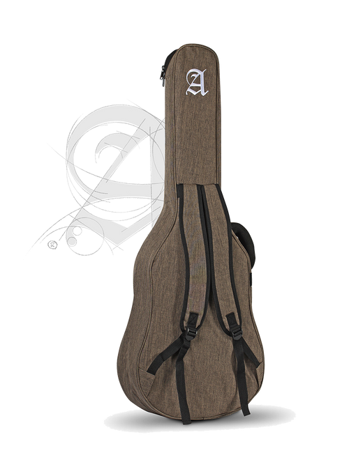 Alhambra® 9730 Funda Guitarra Clásica 4/4 Bordada 10mm | Marrón