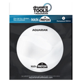 Aquarian PA3 Reparador Parche Bombo Kick Patch Blanco 12"