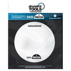 Aquarian PA3 Reparador Parche Bombo Kick Patch Blanco 12"