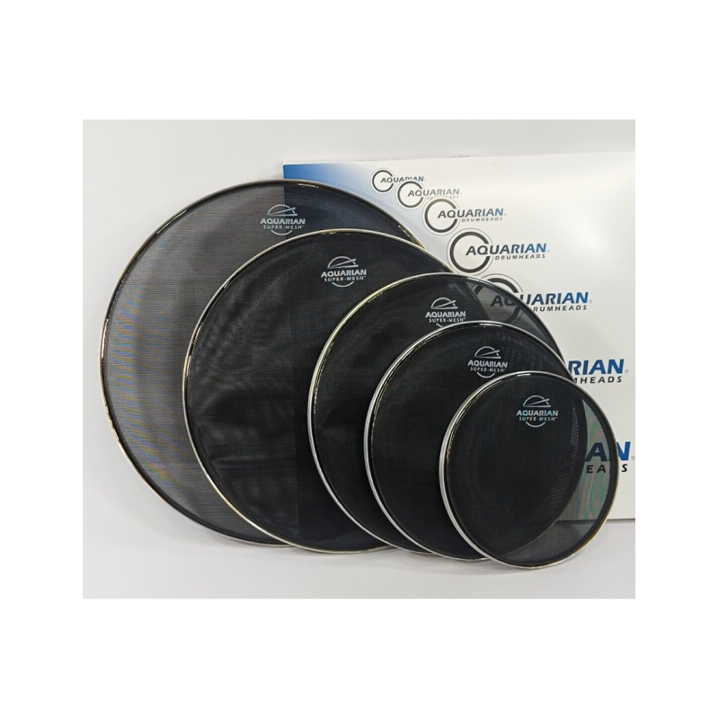 Aquarian® SM-8 Super Mesh™ Parche Tom 8" Black