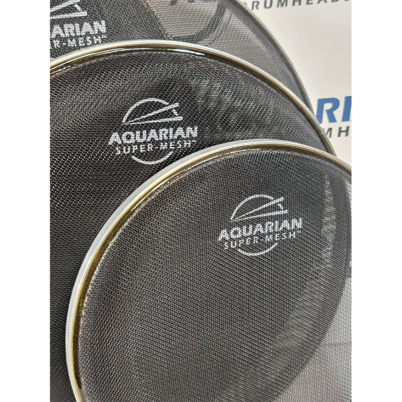 Aquarian® SM-8 Super Mesh™ Parche Tom 8" Black