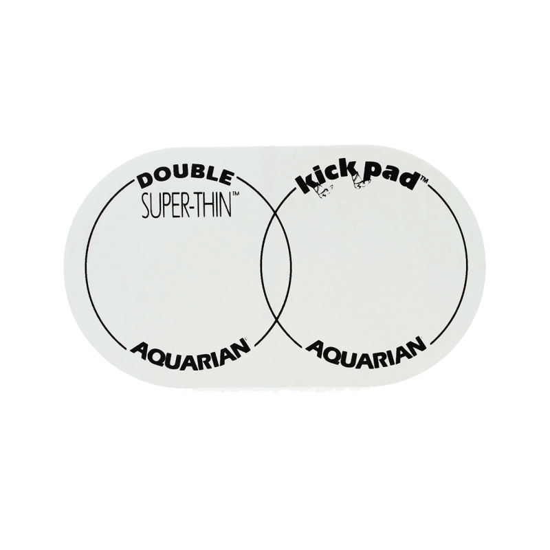 Aquarian® STKP2 Protector Parche Bombo Kick Pad™ Super Thin™ Doble