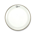 Aquarian Drumheads® TCFB-22 Force I™ Parche Bombo 22" Texture Coated™ Poroso Blanco + Kick Pad™ | 1-Capa 10