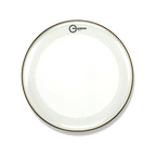 Aquarian Drumheads® TCFB-22 Force I™ Parche Bombo 22" Texture Coated™ Poroso Blanco + Kick Pad™ | 1-Capa 10
