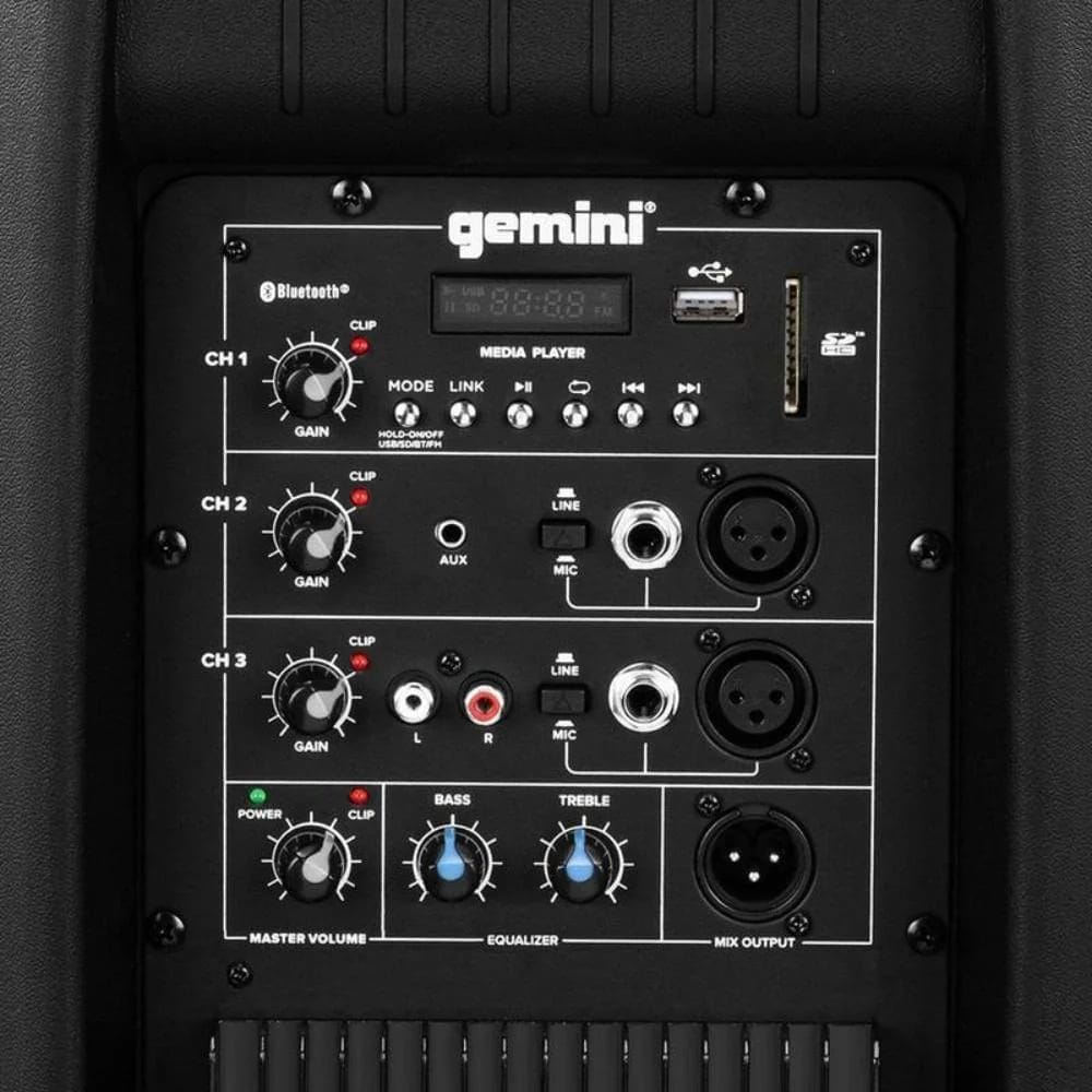 Gemini As-2112bt Caja Activa 12" Con Bluetooth
