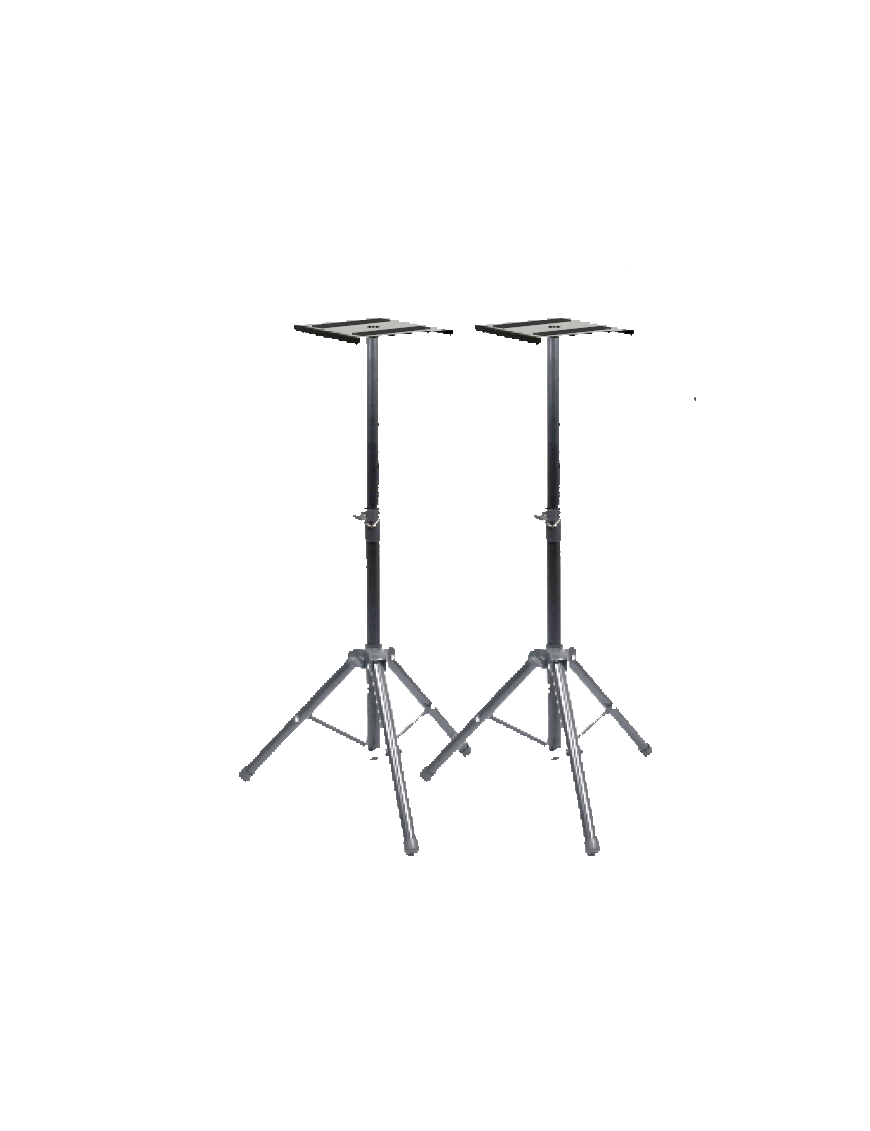 ApexTone® 33EM01 Atril Monitor Base Trípode Set: Par