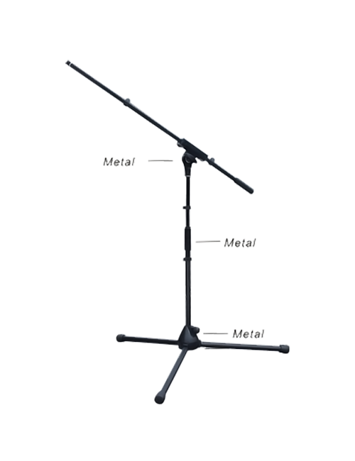 ApexTone® 3607 Atril Micrófono Boom Base Trípode Tamaño: Mini
