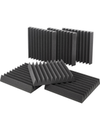 ApexTone® FL05 Panel Absorción Espuma Acústica Afilado Tamaño: 30x30X5 cm Color: Gris