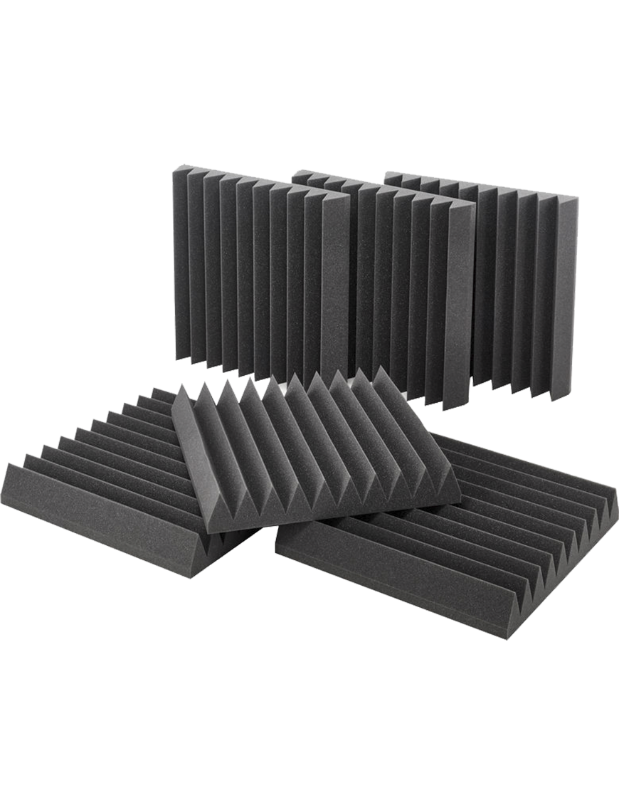 ApexTone® FL05 Panel Absorción Espuma Acústica Afilado Tamaño: 30x30X5 cm Color: Gris