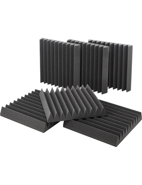 ApexTone® FL05 Panel Absorción Espuma Acústica Afilado Tamaño: 30x30X5 cm Color: Gris