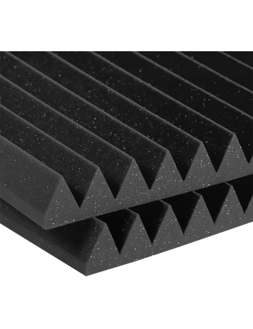 ApexTone® FL05 Panel Absorción Espuma Acústica Afilado Tamaño: 30x30X5 cm Color: Gris