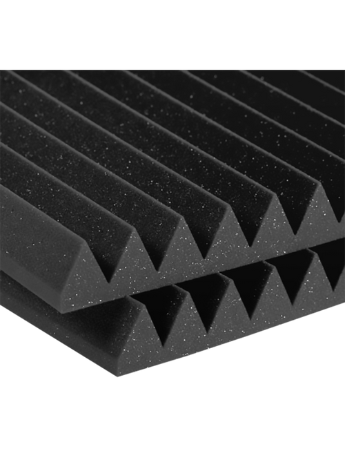 ApexTone® FL05 Panel Absorción Espuma Acústica Afilado Tamaño: 30x30X5 cm Color: Gris