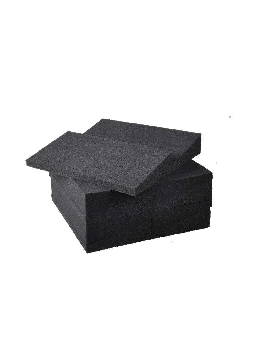 ApexTone® FL-006-2 Panel Absorción Espuma Acústica 2 Ángulos 30x30x3 cm Set: 10 Unidades