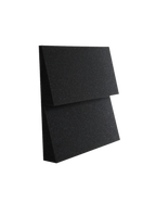 ApexTone® FL-006-2 Panel Absorción Espuma Acústica 2 Ángulos 30x30x3 cm Set: 10 Unidades