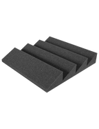 ApexTone® FL06-4 Panel Absorción Espuma Acústica 4 Ángulos 30x30x3 cm Set: 10 Unidades