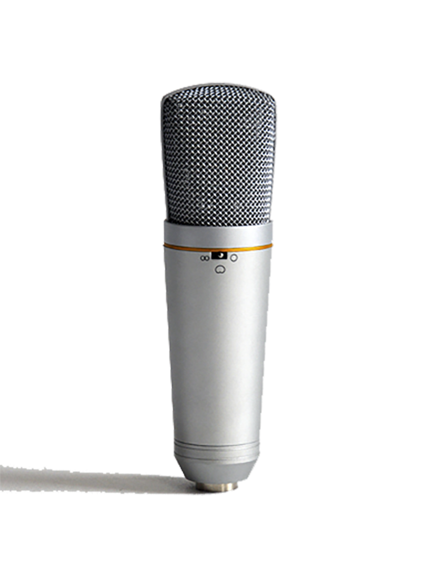 ApexTone® MC-100-UBO Micrófono Condensador Estudio Kit: Araña y Funda