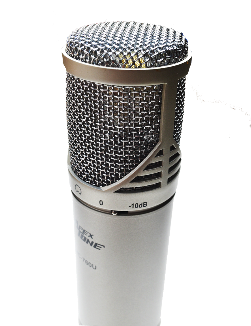 ApexTone® MC-760U Micrófono Condensador Estudio Kit: Araña y Funda