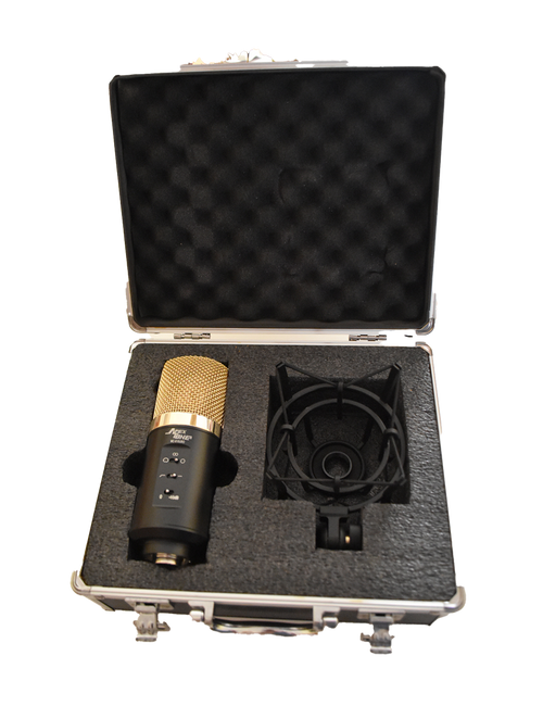 ApexTone® MC-810-UBO Micrófono Estudio Condensador Kit: Araña y Case