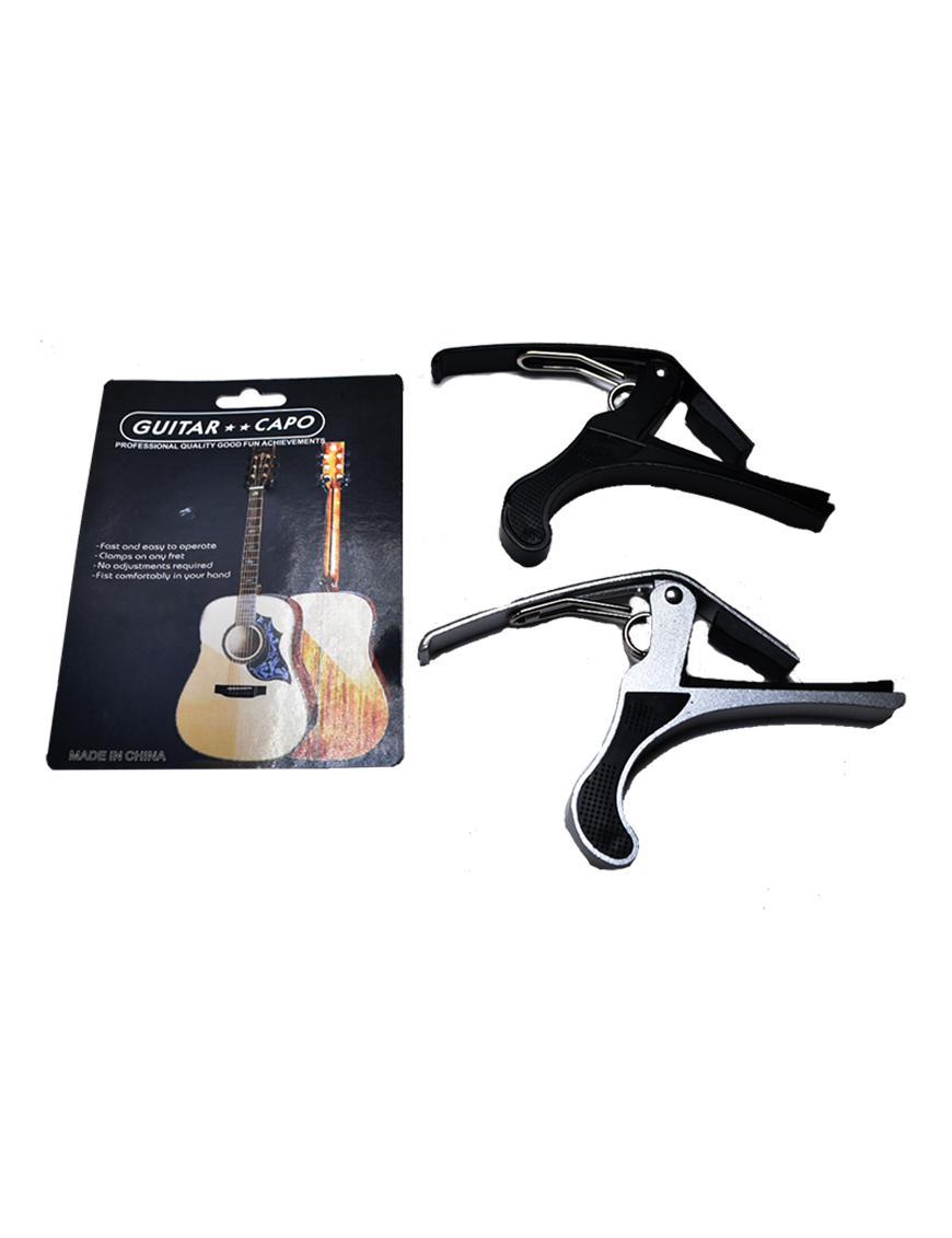 ApexTone® MC40 Capo Cejillo Guitarra Acústica | Negro