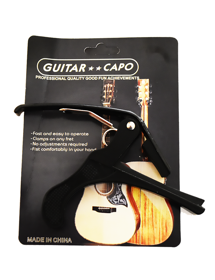 ApexTone® MC40 Capo Cejillo Guitarra Acústica | Negro