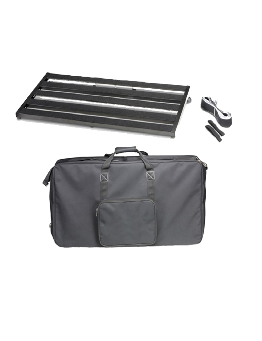 ApexTone® PDB-03-80 Pedalboard Ajustable con Funda Gigbag