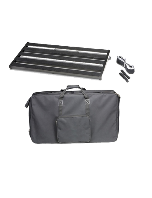 ApexTone® PDB-03-80 Pedalboard Ajustable con Funda Gigbag