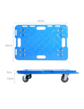 ApexTone® Trolly Base Arrastre 4 Ruedas 60 x 40 cm