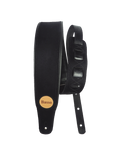 Basso® CLASSIC Suede Correa Guitarra Gamuza 7cm Largo: 145cm | Negro