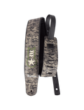 Basso® CLASSIC Camuflaje Militar Correa Guitarra 7cm Largo: 145cm