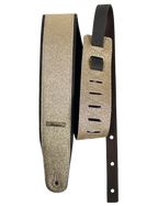 Basso® Glitter Correa Guitarra 7cm Largo: 145cm | Gold Light