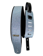 Basso® Glitter Correa Guitarra 7cm Largo: 145cm | Blue Light