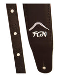 Basso® CLASSIC FGN Correa Guitarra 7cm Largo: 145cm Logo Bordado