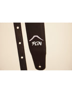 Basso® CLASSIC FGN Correa Guitarra 7cm Largo: 145cm Logo Bordado