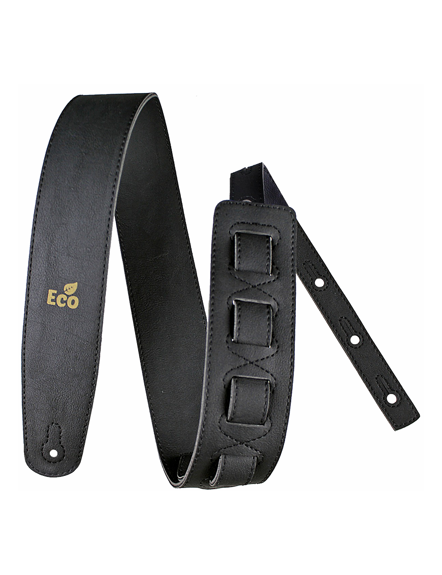 Basso® EcoStrap® Vegana Correa Guitarra 6cm Largo: 145cm | Negro