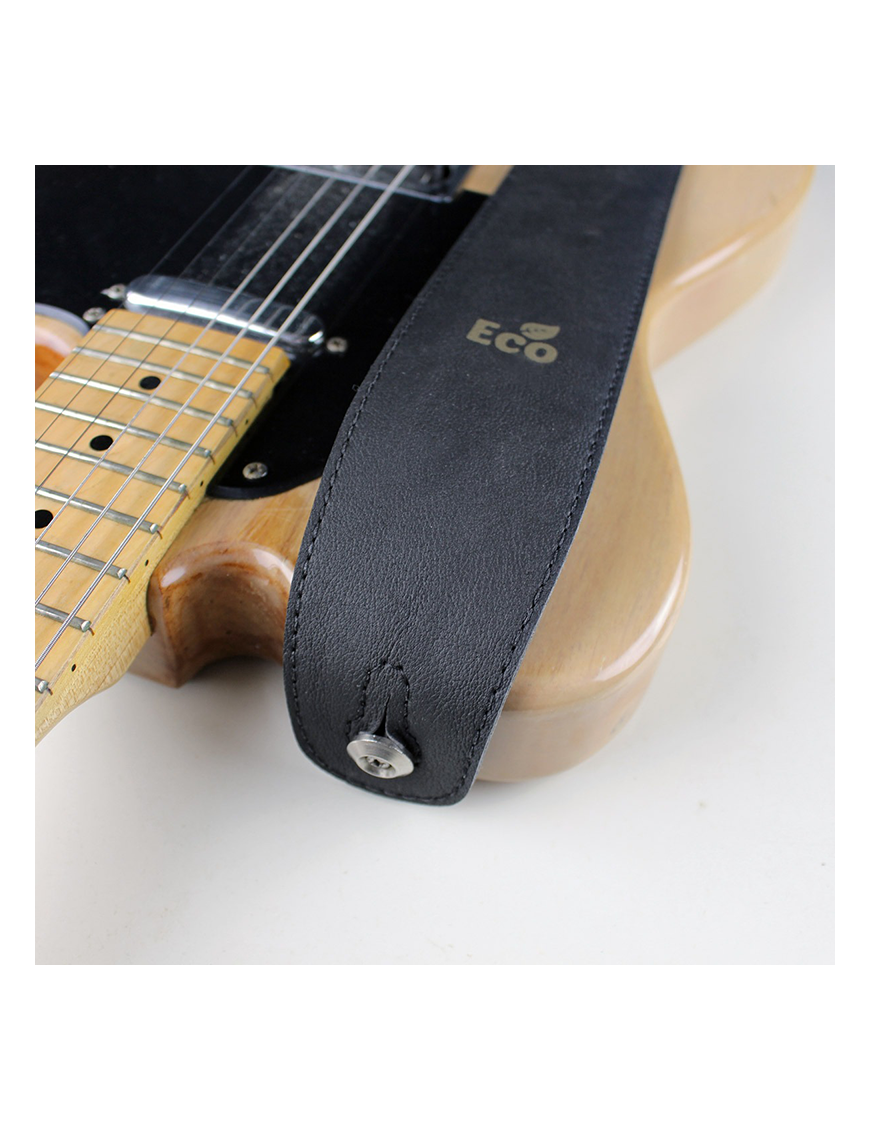 Basso® EcoStrap® Vegana Correa Guitarra 6cm Largo: 145cm | Negro