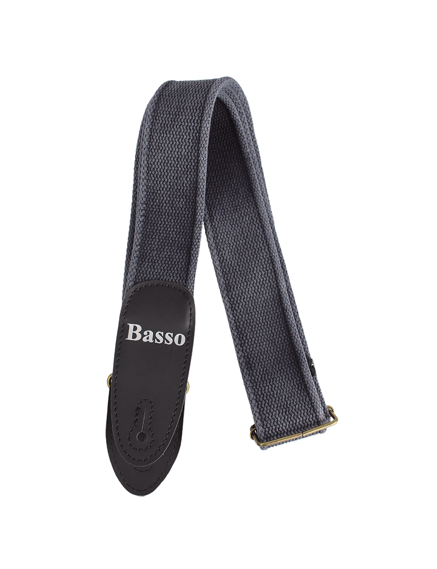 Basso® EXTRAVAGANZA Correa Guitarra Algodón 5cm Largo: 150cm | Negro Tweed
