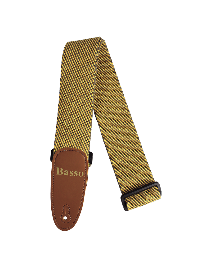 Basso® EXTRAVAGANZA Correa Guitarra 5cm Largo: 150cm | Classic Tweed