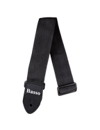 Basso® Nylon Negro Correa Guitarra 5cm Largo: 150cm