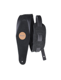 Basso® Original Gamuza Correa Bajo 9 cm Largo: 145cm Negro
