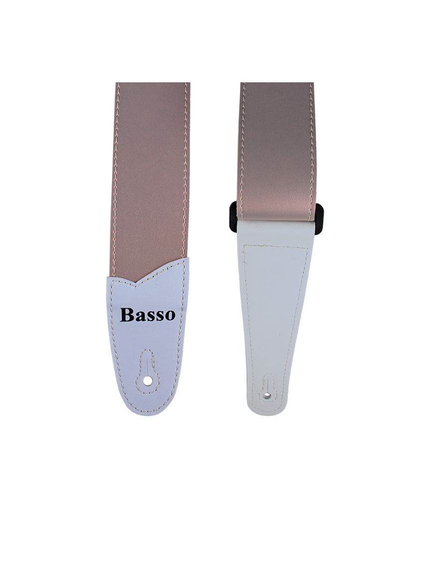 Basso® Chrome Line Rose Correa Guitarra 5cm Largo: 145cm