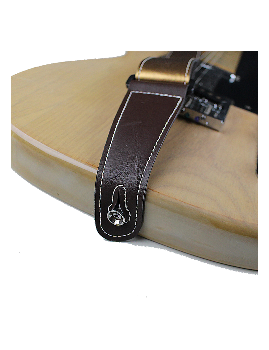 Basso® Chrome Line Gold Correa Guitarra 5cm Largo: 145cm