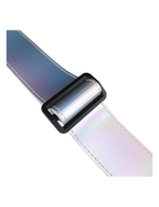 Basso® Chrome Line Sillver Tornasol Correa Guitarra 5cm Largo: 145cm