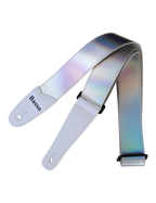 Basso® Chrome Line Sillver Tornasol Correa Guitarra 5cm Largo: 145cm