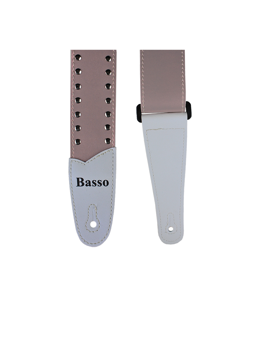 Basso® Chrome Spark Line Rose Correa Guitarra 5cm Largo: 145cm