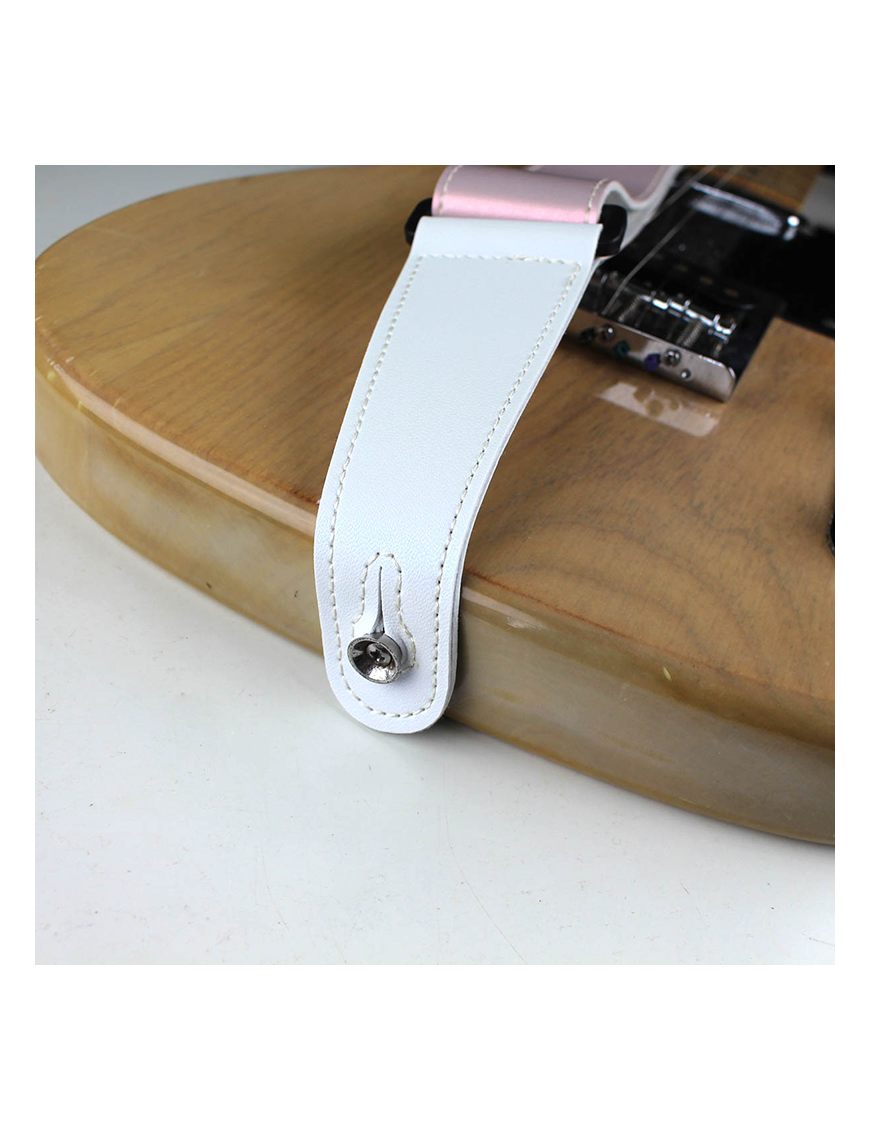Basso® Chrome Spark Line Rose Correa Guitarra 5cm Largo: 145cm