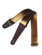 Basso® Chrome Spark Line Gold Correa Guitarra 5cm Largo: 145cm