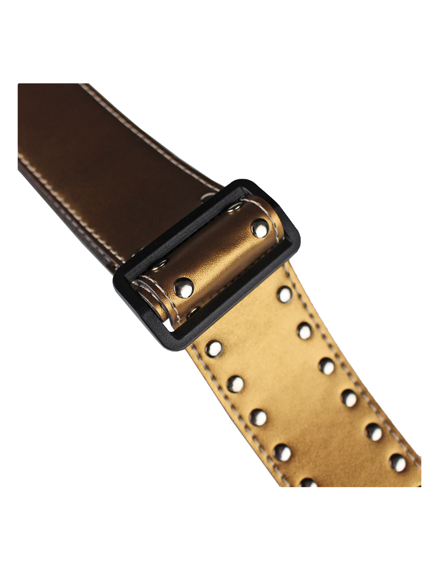 Basso® Chrome Spark Line Gold Correa Guitarra 5cm Largo: 145cm