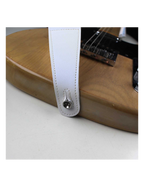 Basso® Chrome Spark Line Silver Tornasol Correa Guitarra 5cm Largo: 145cm