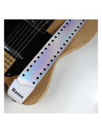 Basso® Chrome Spark Line Silver Tornasol Correa Guitarra 5cm Largo: 145cm